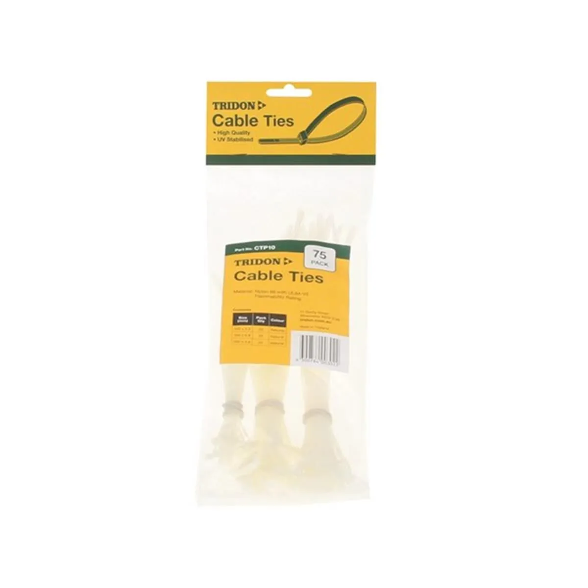 Tridon Cable Ties (Assorted) - CTP10